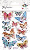 Naklejka (nalepka) Craft-Fun Series wypukła Motyle Titanum (HFA-012)