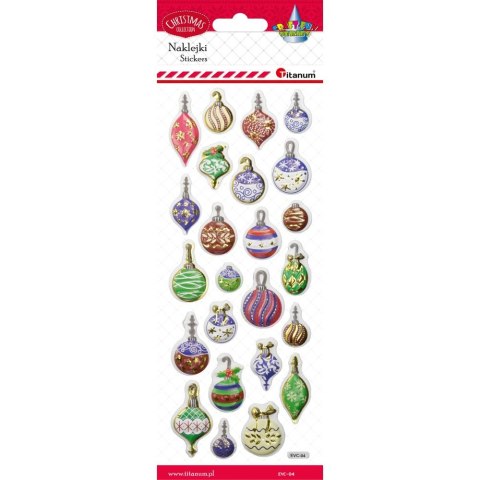 Naklejki świąteczne Craft-Fun Series bombki Titanum (EVC-04) Naklejki świąteczne Craft-Fun Series bombki Titanum (EVC-04)