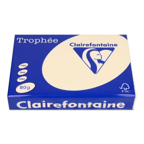 Papier kolorowy kolorowy A4 piaskowy 500k. 80g Trophee (xca41871) Papier kolorowy kolorowy A4 piaskowy 500k. 80g Trophee (xca41871)