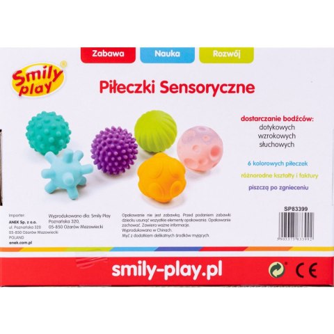 Piłeczka sensoryczna 6 6szt. Anek (SP83399) Piłeczka sensoryczna 6 6szt. Anek (SP83399)