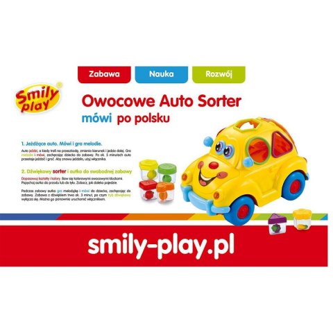 Sorter Zabawne auto z muzyką i światłem Smily Play (SP83668) Sorter Zabawne auto z muzyką i światłem Smily Play (SP83668)
