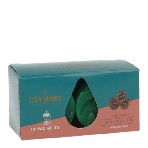 Świeca ScentMoods wosk zapachowy Winterwoods 12 sztuk Zielony Pavoncella (8720935400219) Świeca ScentMoods wosk zapachowy Winterwoods 12 sztuk Zielony Pavoncella (8720935400219)