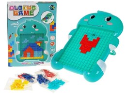 Układanka z klocków, wtykanka, dinozaur Adar (625365)