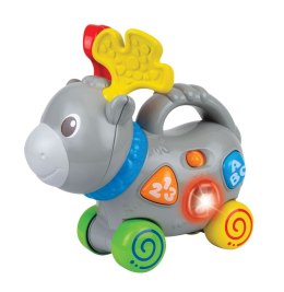 Zabawka dźwiękowa łoś jeżdżący Smily Play (000768)