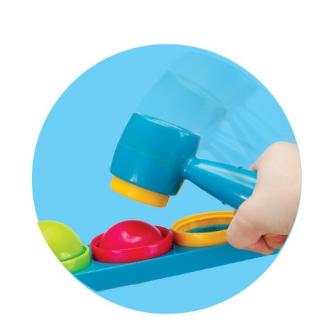 Zabawka edukacyjna zjeżdżalnia z piłeczkami i młotkiem Smily Play (SP82932) Zabawka edukacyjna zjeżdżalnia z piłeczkami i młotkiem Smily Play (SP82932)