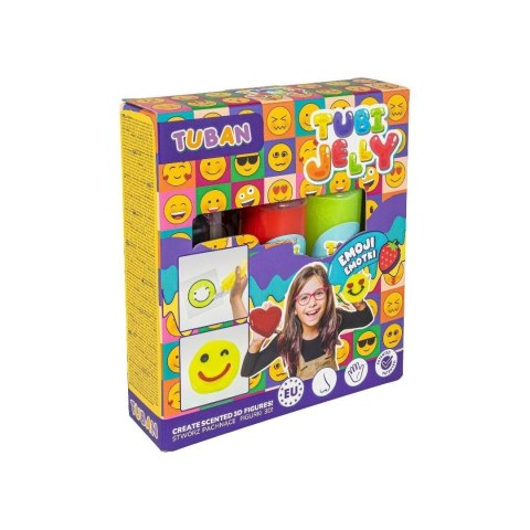 Zestaw kreatywny TUBI JELLY 3 KOLORY EMOTKI Tuban (TU8373) Zestaw kreatywny TUBI JELLY 3 KOLORY EMOTKI Tuban (TU8373)