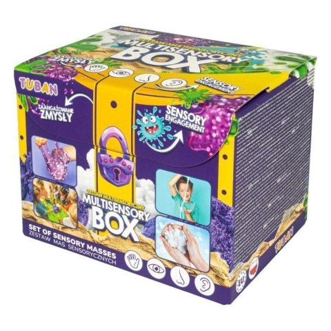 Zestaw kreatywny dla dzieci Zestaw mas sensorycznych Multisensory Box Tuban (TU8328) Zestaw kreatywny dla dzieci Zestaw mas sensorycznych Multisensory Box Tuban (TU8328)