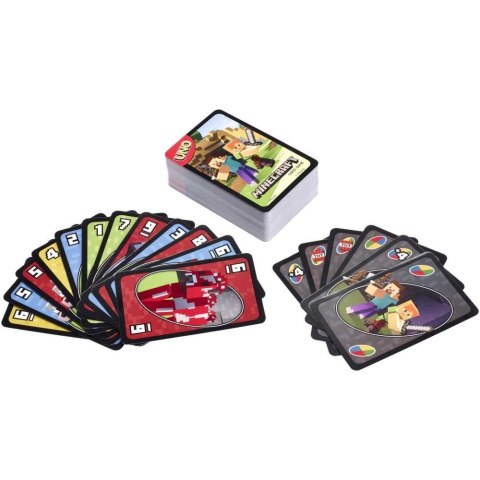 Gra karciana Minecraft Uno Junior Mattel (FPD61) Gra karciana Minecraft Uno Junior Mattel (FPD61)