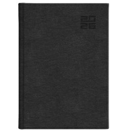 Kalendarz książkowy (terminarz) CZARNY aluminium TYGODNIOWY B5 (237 B5TB)