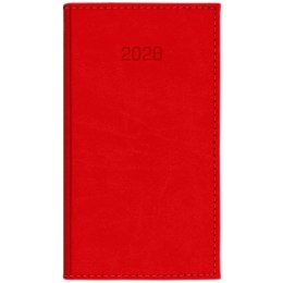 Kalendarz książkowy (terminarz) CZERWONY VIVELLA TYGODNIOWY A6 (216 A6TB)
