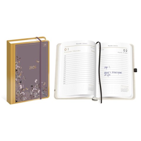 Kalendarz książkowy (terminarz) DZIENNY A5 Interdruk (METAL.SATIK) Kalendarz książkowy (terminarz) DZIENNY A5 Interdruk (METAL.SATIK)