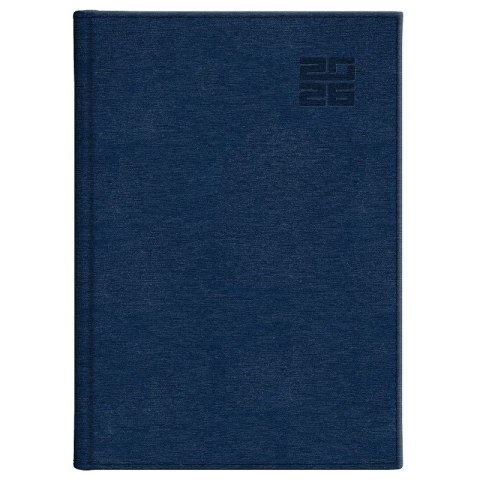 Kalendarz książkowy (terminarz) GRANATOWY aluminium TYGODNIOWY A5 (237 A5TB)