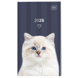 Kalendarz książkowy (terminarz) KIESZONKOWY 90mm x 155mm Interdruk (MIĘKKA OPRAWA)