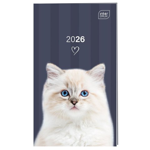 Kalendarz książkowy (terminarz) KIESZONKOWY 90mm x 155mm Interdruk (MIĘKKA OPRAWA)