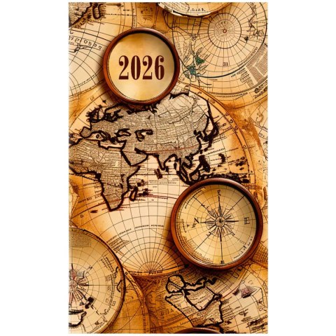 Kalendarz książkowy (terminarz) PCV BEZBARWNY A6 (A6 041 B MIX)