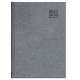 Kalendarz książkowy (terminarz) SREBRNY aluminium TYGODNIOWY Z NOTESEM A5 (237 A5TNB)