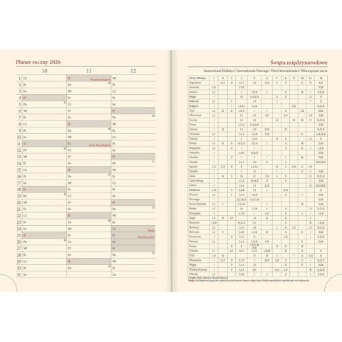 Kalendarz książkowy (terminarz) terminarz kieszonkowy B6 110mm x 165mm Lucrum (41D) Kalendarz książkowy (terminarz) terminarz kieszonkowy B6 110mm x 165mm Lucrum (41D)
