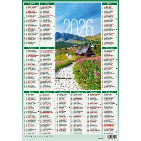 Kalendarz ścienny 5905031841033 plakietka A4 230mm x 335mm Wydawnictwo Wokół Nas (KS059) Kalendarz ścienny 5905031841033 plakietka A4 230mm x 335mm Wydawnictwo Wokół Nas (KS059)