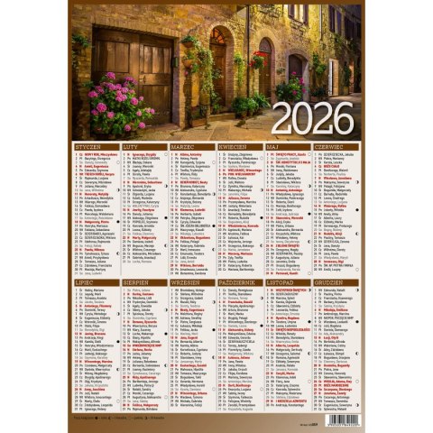 Kalendarz ścienny 5905031841033 plakietka A4 230mm x 335mm Wydawnictwo Wokół Nas (KS059) Kalendarz ścienny 5905031841033 plakietka A4 230mm x 335mm Wydawnictwo Wokół Nas (KS059)