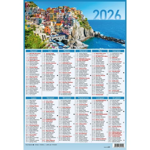 Kalendarz ścienny 5905031841033 plakietka A4 230mm x 335mm Wydawnictwo Wokół Nas (KS059) Kalendarz ścienny 5905031841033 plakietka A4 230mm x 335mm Wydawnictwo Wokół Nas (KS059)