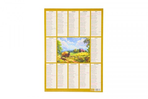 Kalendarz ścienny plakietka 240mm x 340mm Darrieus Kalendarz ścienny plakietka 240mm x 340mm Darrieus