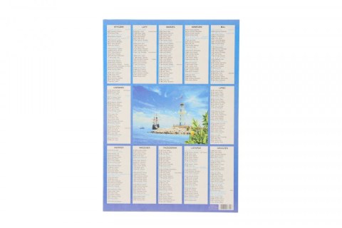 Kalendarz ścienny plakietka 240mm x 340mm Darrieus Kalendarz ścienny plakietka 240mm x 340mm Darrieus