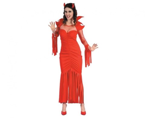Kostium Zestaw dla dorosłych Czerwona Diablica (sukienka, opaska), rozm. S Godan (SL-DIBS) Kostium Zestaw dla dorosłych Czerwona Diablica (sukienka, opaska), rozm. S Godan (SL-DIBS)