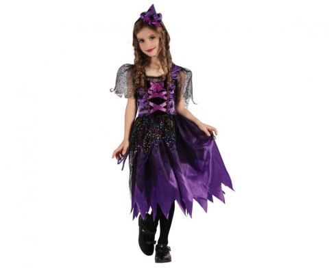 Kostium Zestaw dla dzieci Fioletowa Czarownica (sukienka, opaska), rozm. 110/120 cm Godan (SL-CF11) Kostium Zestaw dla dzieci Fioletowa Czarownica (sukienka, opaska), rozm. 110/120 cm Godan (SL-CF11)