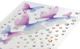 Kryształki Craft-Fun Series +motyle tkaninowe mix Titanum (24SL0319)