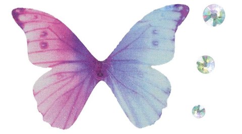 Kryształki Craft-Fun Series +motyle tkaninowe mix Titanum (24SL0319) Kryształki Craft-Fun Series +motyle tkaninowe mix Titanum (24SL0319)