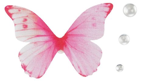 Kryształki Craft-Fun Series +motyle tkaninowe mix Titanum Kryształki Craft-Fun Series +motyle tkaninowe mix Titanum