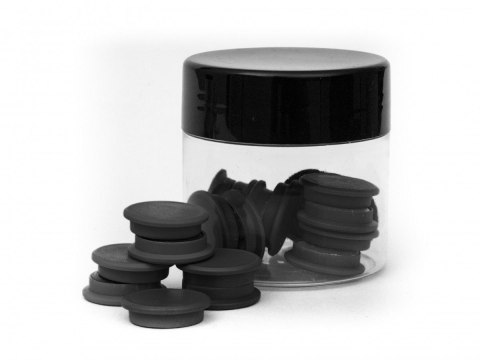 Magnes czarny śr. 20mm Tierra 20 sztuk Magnes czarny śr. 20mm Tierra 20 sztuk