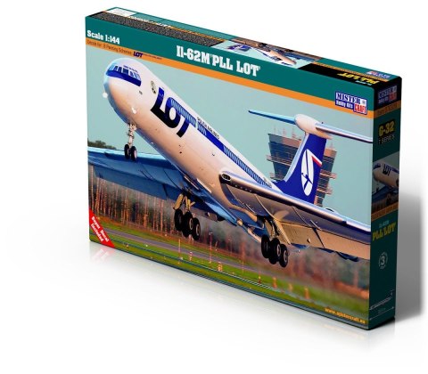 Model do sklejania Samolot ł-62M PLL LOT 1:144 Mister Craft (G-32) Model do sklejania Samolot ł-62M PLL LOT 1:144 Mister Craft (G-32)