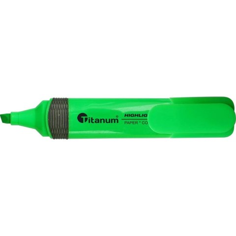 Zakreślacz CLC1190 Titanum ściętka końcówka 1-5 mm zielony Zakreślacz CLC1190 Titanum ściętka końcówka 1-5 mm zielony