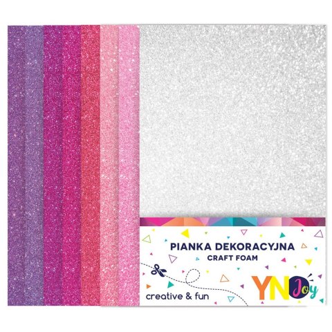 Arkusz piankowy pianka dekoracyjna NC-018 kolor: mix 8 ark. Interdruk (IPIANC018) Arkusz piankowy pianka dekoracyjna NC-018 kolor: mix 8 ark. Interdruk (IPIANC018)