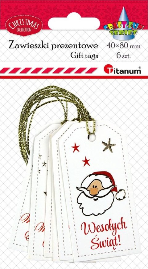Bileciki do prezentów Craft-Fun Series „Wesołych Świąt" Titanum (24ESD015) Bileciki do prezentów Craft-Fun Series „Wesołych Świąt" Titanum (24ESD015)