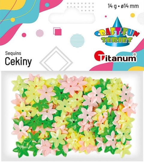 Cekiny Craft-Fun Series kwiatki mix 14g Titanum (CK053)