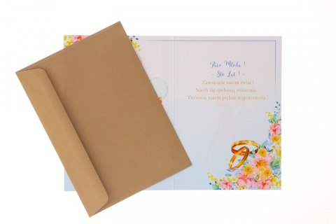 Kartka składana A5 Ślub balony A5 Henry (5905701488254)