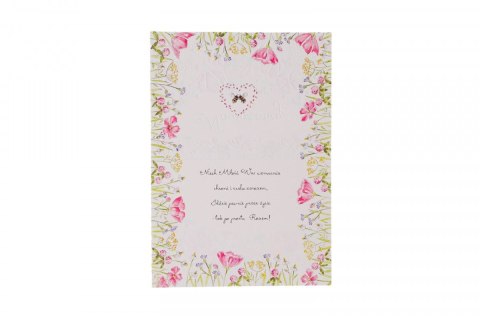 Kartka składana A5 Ślub polne kwiaty A5 Henry (5905701489497)