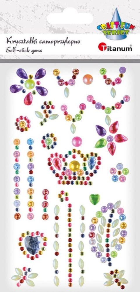 Kryształki Craft-Fun Series samoprzylepne biżuteria Titanum (21XZ1216-3) Kryształki Craft-Fun Series samoprzylepne biżuteria Titanum (21XZ1216-3)