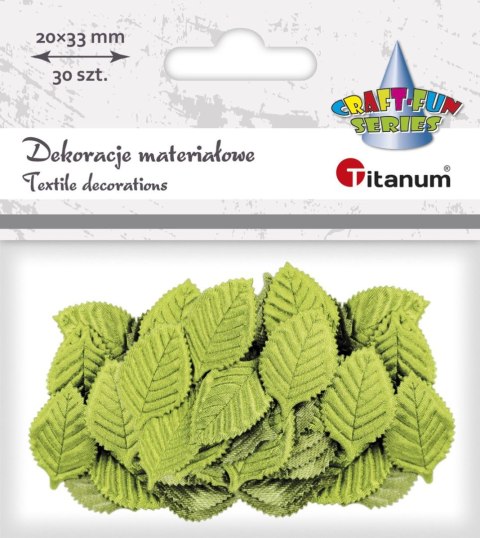 Listki materiałowe Titanum Craft-Fun Series zielone Listki materiałowe Titanum Craft-Fun Series zielone