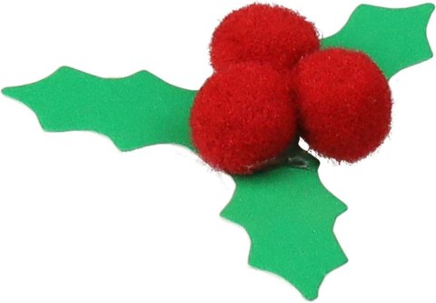 Naklejka (nalepka) Craft-Fun Series 3D liście ostrokrzewu z owocami z pomponów Titanum (25CY0424-17) Naklejka (nalepka) Craft-Fun Series 3D liście ostrokrzewu z owocami z pomponów Titanum (25CY0424-17)