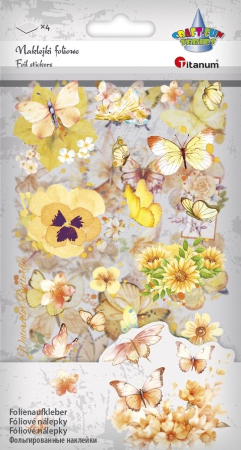 Naklejka (nalepka) Craft-Fun Series Naklejki foliowe 4 plansze Titanum (25YZ020) Naklejka (nalepka) Craft-Fun Series Naklejki foliowe 4 plansze Titanum (25YZ020)