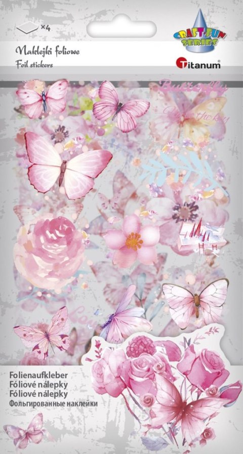 Naklejka (nalepka) Craft-Fun Series Naklejki foliowe 4 plansze Titanum (25YZ022) Naklejka (nalepka) Craft-Fun Series Naklejki foliowe 4 plansze Titanum (25YZ022)