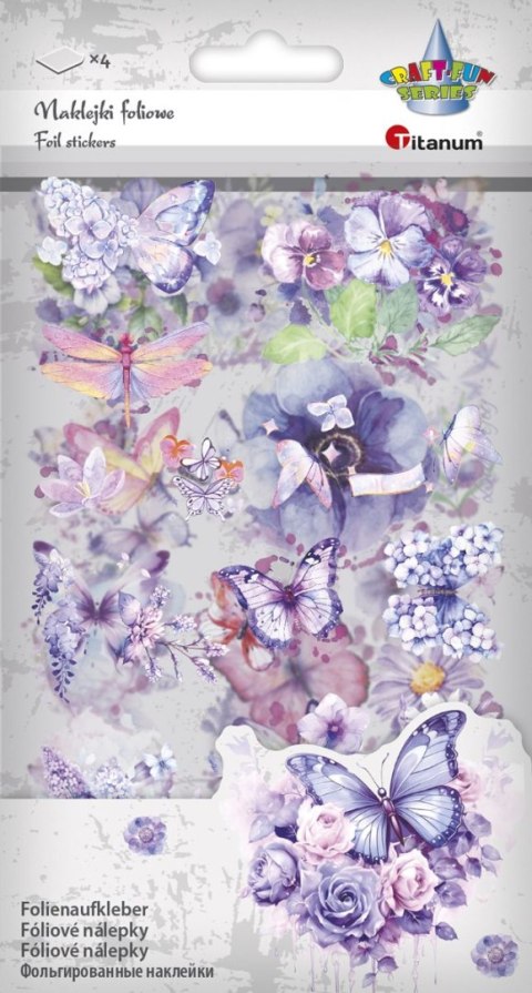 Naklejka (nalepka) Craft-Fun Series Naklejki foliowe 4 plansze Titanum (645616) Naklejka (nalepka) Craft-Fun Series Naklejki foliowe 4 plansze Titanum (645616)