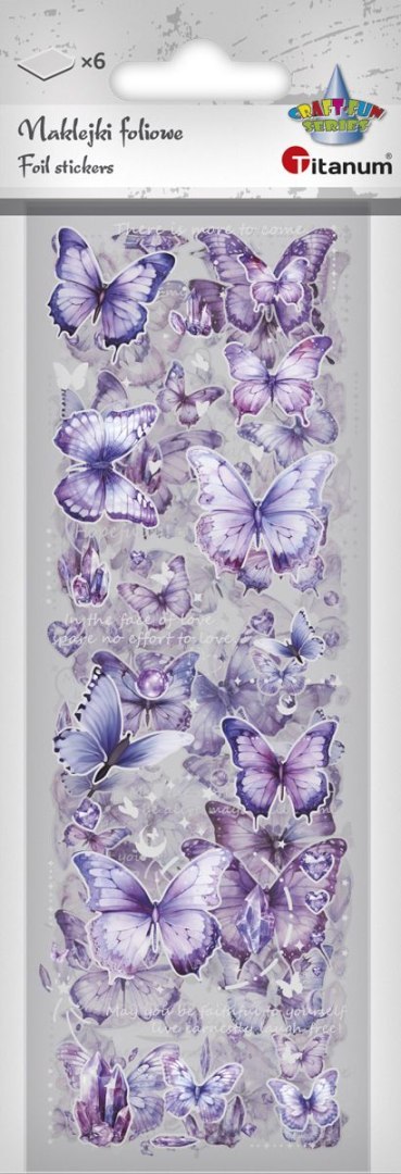 Naklejka (nalepka) Craft-Fun Series Naklejki foliowe 6 plansz Titanum (25YZ015) Naklejka (nalepka) Craft-Fun Series Naklejki foliowe 6 plansz Titanum (25YZ015)