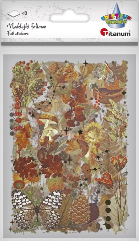 Naklejka (nalepka) Craft-Fun Series Naklejki foliowe 8 plansz Titanum (25YZ009) Naklejka (nalepka) Craft-Fun Series Naklejki foliowe 8 plansz Titanum (25YZ009)