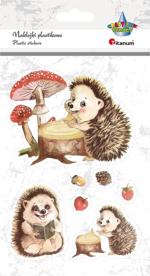 Naklejka (nalepka) Craft-Fun Series jeże Titanum (24CYD1104-1) Naklejka (nalepka) Craft-Fun Series jeże Titanum (24CYD1104-1)