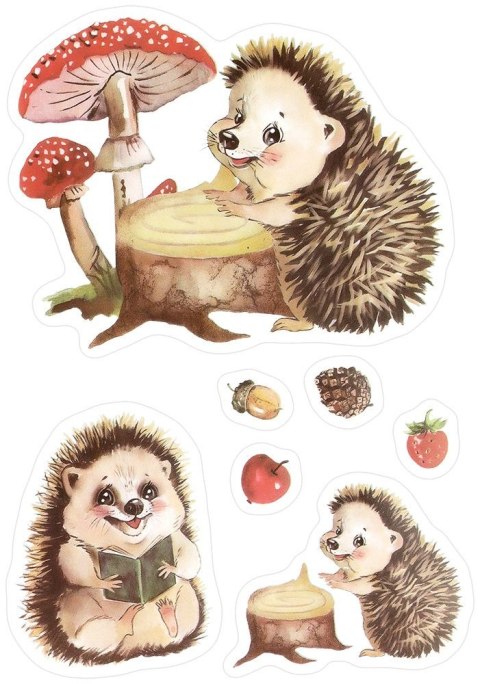 Naklejka (nalepka) Craft-Fun Series jeże Titanum (24CYD1104-1) Naklejka (nalepka) Craft-Fun Series jeże Titanum (24CYD1104-1)