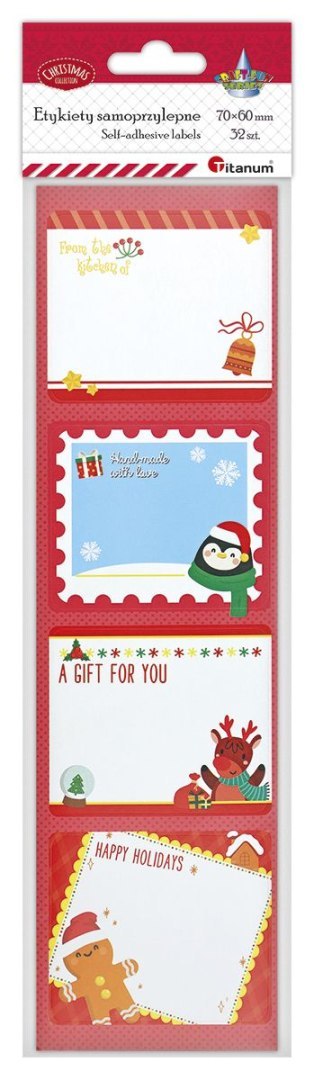 Naklejka (nalepka) Craft-Fun Series etykiety prezentowe Titanum (24ESD012-1) Naklejka (nalepka) Craft-Fun Series etykiety prezentowe Titanum (24ESD012-1)